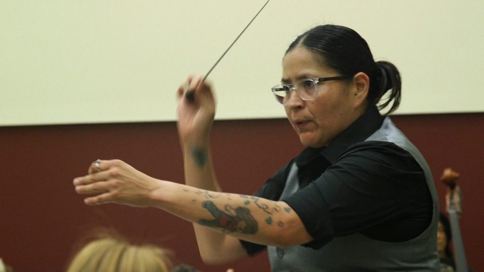Tatted, Mexican-American Female Conductor: They Told Her She Couldn't, So She Did
