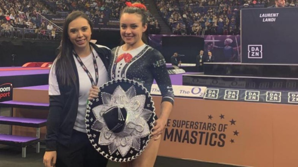 Crowd Goes Wild When Mexican Gymnast Dances To "Coco" Dressed As Mariachi