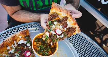 This Pizza Spot Makes Al Pastor, Elote, Queso Fundido, And Now BIRRIA PIZZA